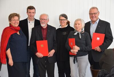 v.l.n.r. Suse Kletzin, Sven Baumstark, Herwig Janicek, Ute Vogt, Marion Ott, Robert Thurner